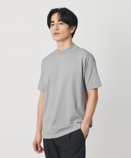 BEAUTY&YOUTH/クリアコットン ジャケット 半袖Tシャツ 抗菌 防臭機能付き/Tシャツ / カットソー