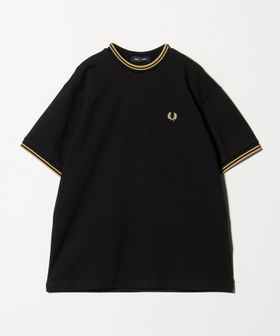 FRED PERRY/【別注】＜FRED PERRY＞ツインティップ クルーネック Tシャツ/Tシャツ / カットソー