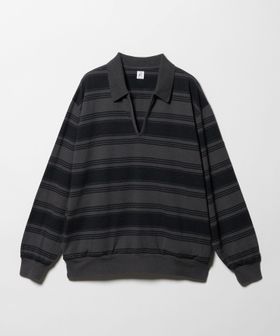 blurhms/【別注】＜blurhms＞スキッパー ボーダー カットソー/Tシャツ / カットソー