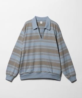 blurhms/【別注】＜blurhms＞スキッパー ボーダー カットソー/Tシャツ / カットソー