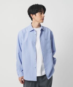 BEAUTY&YOUTH/ライト リネンタッチ ストライプ レギュラー シャツ FORM TAPERD型/シャツ / ブラウス