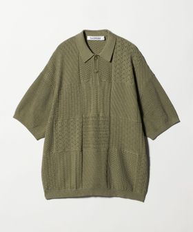 SandWaterr/＜SandWaterr＞ショートスリーブ ポロニット/ニット / セーター