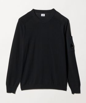 C.P.COMPANY/＜C.P COMPANY＞COTTON CREPE CREWNECK LENS SWEATER/ニット/ニット / セーター