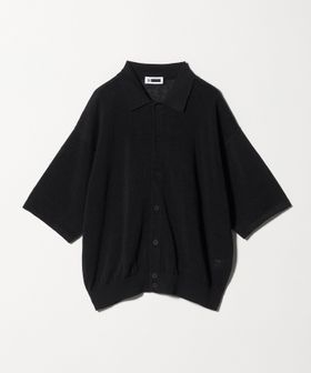 H BEAUTY&YOUTH/＜H＞リネンナイロン ポロカラー カーディガン/カーディガン / ボレロ