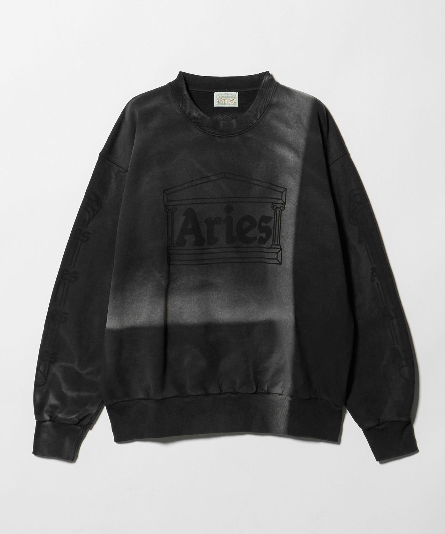 ARIES＞SUNBLEACHED COLUMN SWEATSHIRT/スウェット