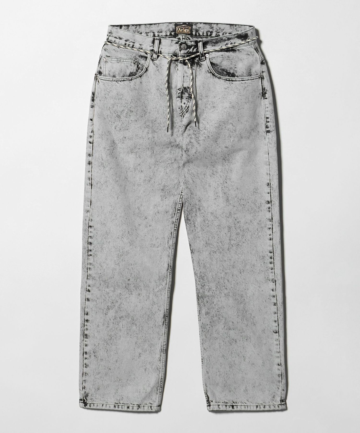 ARIES＞HEAVY ACID WASH BATTEN JEAN/デニムパンツ