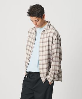 BEAUTY&YOUTH/レイヤード オンブレチェック レギュラー シャツ GRANDE TAPERD型/シャツ / ブラウス