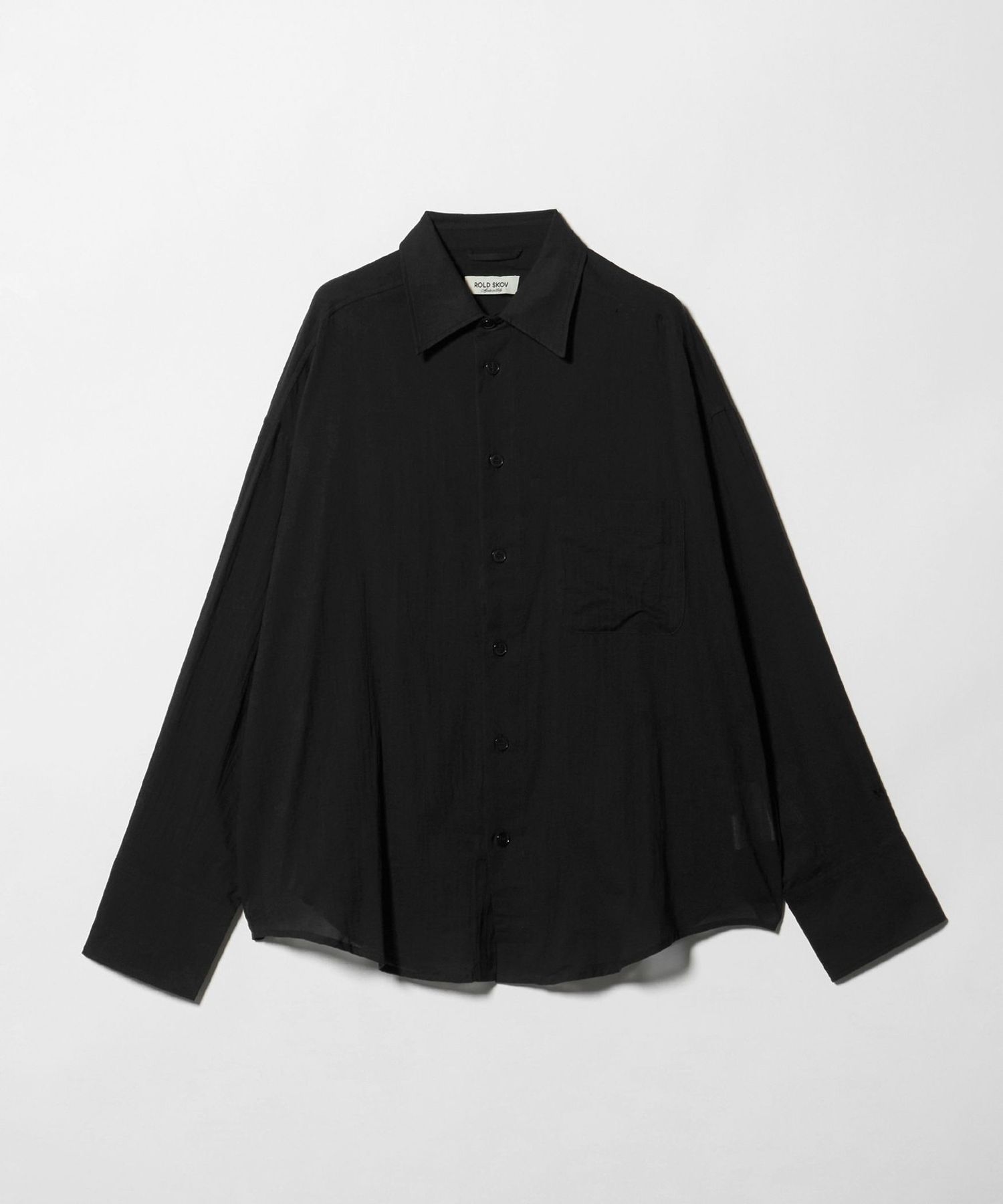 ROLD SKOV＞BAT FIT SHIRT BLACK/シャツ