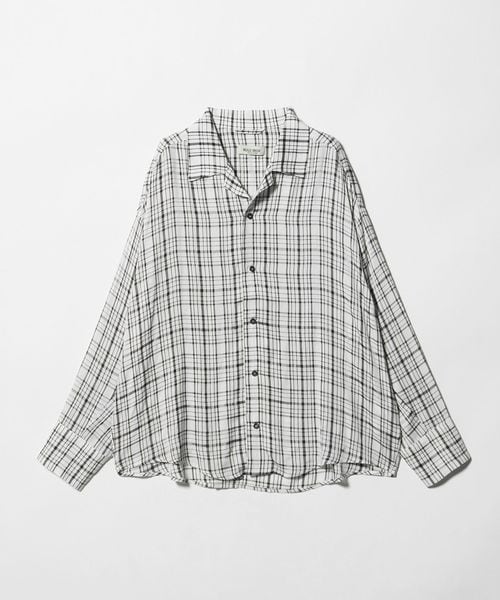 H BEAUTY&YOUTH/＜ROLD SKOV＞SIMPLY SHIRT DARK CHECK/シャツ/シャツ / ブラウス