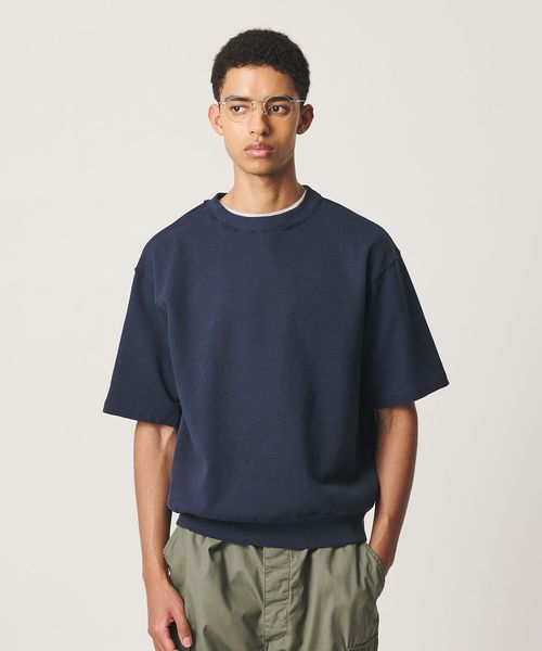 BEAUTY&YOUTH/クラッシュ ショートスリーブ スウェット /Tシャツ / カットソー