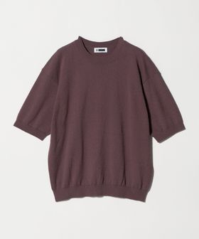 H BEAUTY&YOUTH/＜H＞ツイストコットン クルーネック ショートスリーブ/ニット / セーター