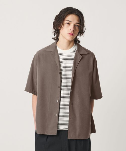 BEAUTY&YOUTH/ドレーピー ディープ オープンカラー シャツ GRANDE型/シャツ / ブラウス