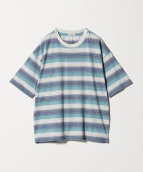BEAUTY&YOUTH/オンブレ ボーダー クルーネック Tシャツ/Tシャツ / カットソー