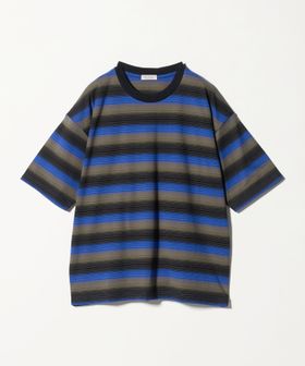 BEAUTY&YOUTH/オンブレ ボーダー クルーネック Tシャツ/Tシャツ / カットソー