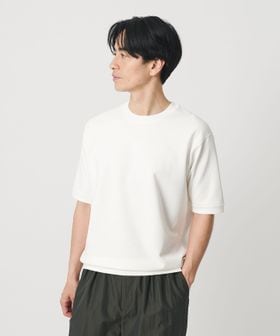 BEAUTY&YOUTH/ライト ダブルフェイス ジオメ クルーネック Tシャツ 抗菌防臭/Tシャツ / カットソー