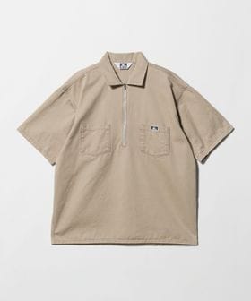 BEAUTY&YOUTH/＜BEN DAVIS × BEAUTY&YOUTH＞ハーフジップ ショートスリーブ シャツ/シャツ / ブラウス