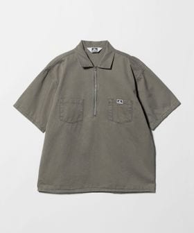 BEAUTY&YOUTH/＜BEN DAVIS × BEAUTY&YOUTH＞ハーフジップ ショートスリーブ シャツ/シャツ / ブラウス