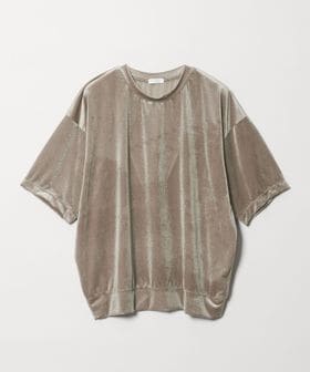 BEAUTY&YOUTH/by SHEER VLR SWT CN SS【WEB限定】シアー ベロア スウェット Tシャツ/Tシャツ / カットソー
