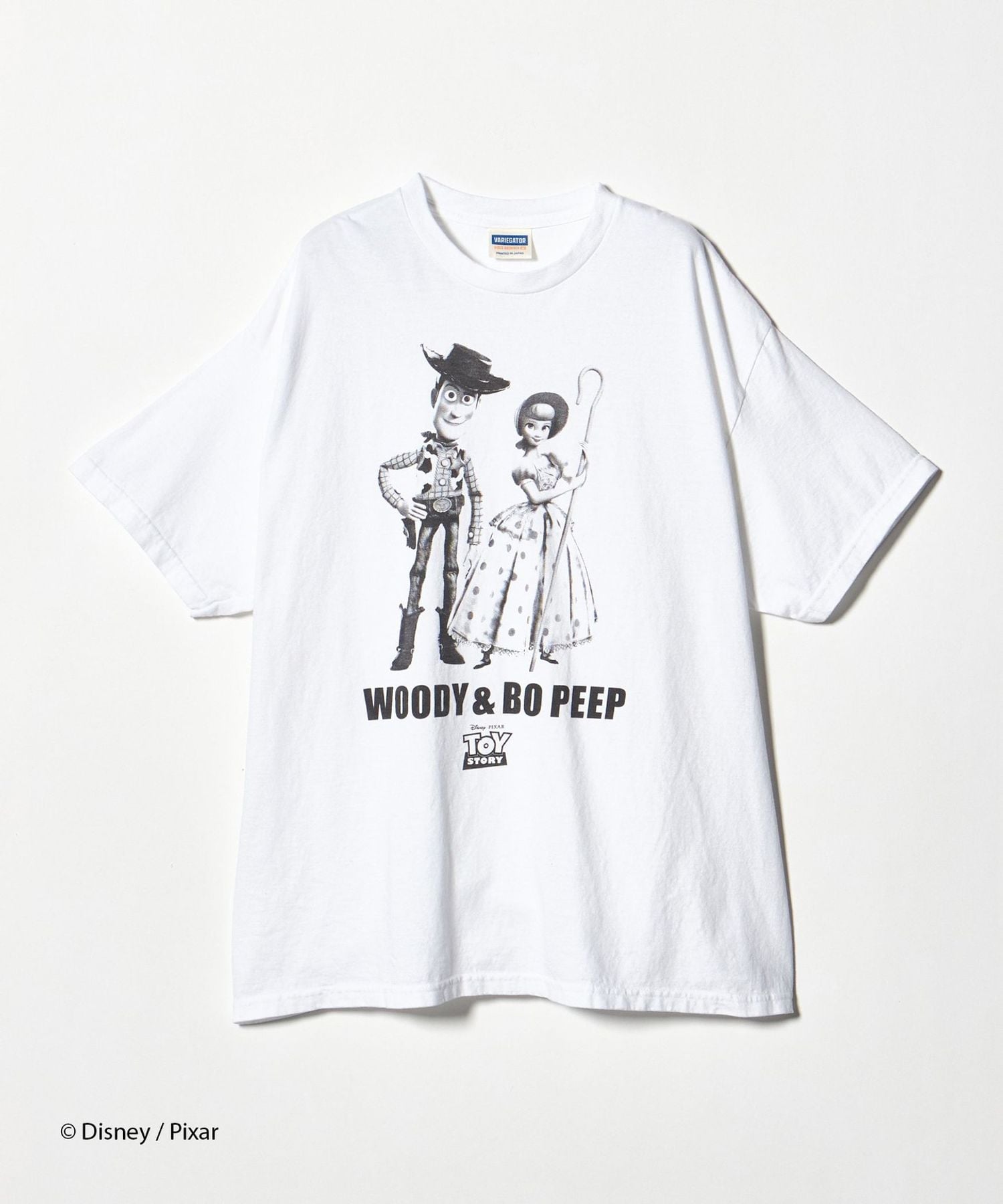 VARIEGATOR＞W&B プリント Tシャツ
