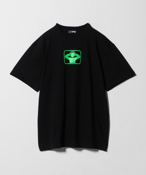 H BEAUTY&YOUTH/＜VISLA FM＞RADIO CLUB NEON T―SHIRT/Tシャツ/Tシャツ / カットソー