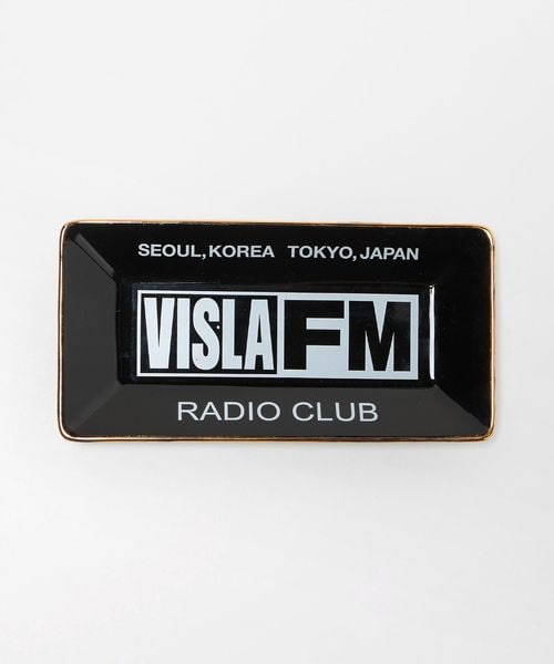 H BEAUTY&YOUTH/＜VISLA FM＞RADIO CLUB CERAMIC TRAY/トレイ/インテリア雑貨