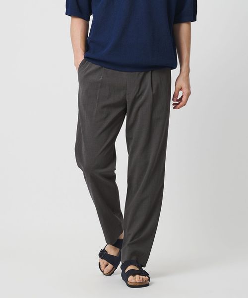 BEAUTY&YOUTH/ソアロン 1プリーツ テーパード イージー パンツ NO.5/イージーパンツ