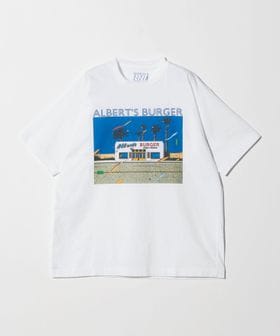 EIZIN SUZUKI/【別注】＜EIZIN SUZUKI＞ALBERT’S BURGER プリント Tシャツ/Tシャツ / カットソー
