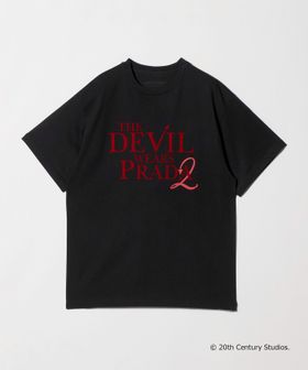BEAUTY&YOUTH/【別注】＜プラダを着た悪魔2＞ ロゴ プリント Tシャツ/Tシャツ / カットソー