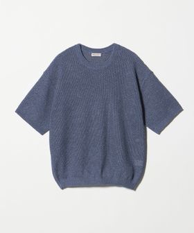 BEAUTY&YOUTH/ダイアゴナル ウェーブ パターン クルーネック ニット/ニット / セーター