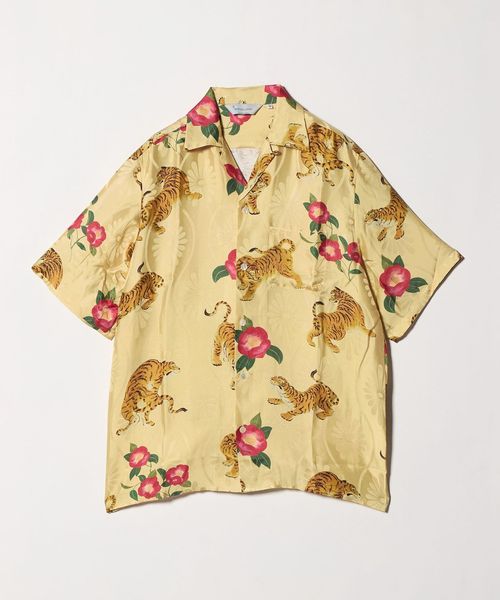 NIPOALOHA/＜NIPOALOHA＞TIGER CAMELLIA SILK SHORT SLEEVE ALOHA SHIRT/シャツ/シャツ / ブラウス