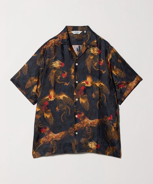 NIPOALOHA/＜NIPOALOHA＞COCK FIGHTING SILK SHORT SLEEVE ALOHA SHIRT/シャツ/シャツ / ブラウス