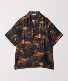 NIPOALOHA/＜NIPOALOHA＞COCK FIGHTING SILK SHORT SLEEVE ALOHA SHIRT/シャツ/シャツ / ブラウス