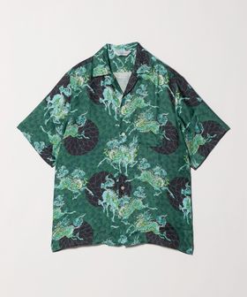 NIPOALOHA/＜NIPOALOHA＞QILIN AND CHRYSANTHEMUM SILK SHORT SLEEVE ALOHA SHIRT/シャツ/シャツ / ブラウス