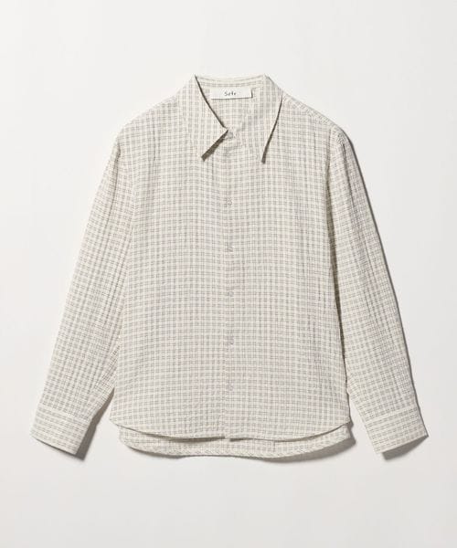 sefr/＜Sefr＞WES SHIRT SUBTLE BEIGE CHECK/シャツ/シャツ / ブラウス