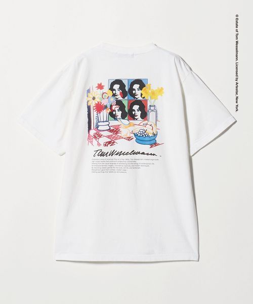 BEAUTY&YOUTH/＜Tom Wesselmann × BEAUTY&YOUTH＞FLOWER プリント Tシャツ/Tシャツ / カットソー
