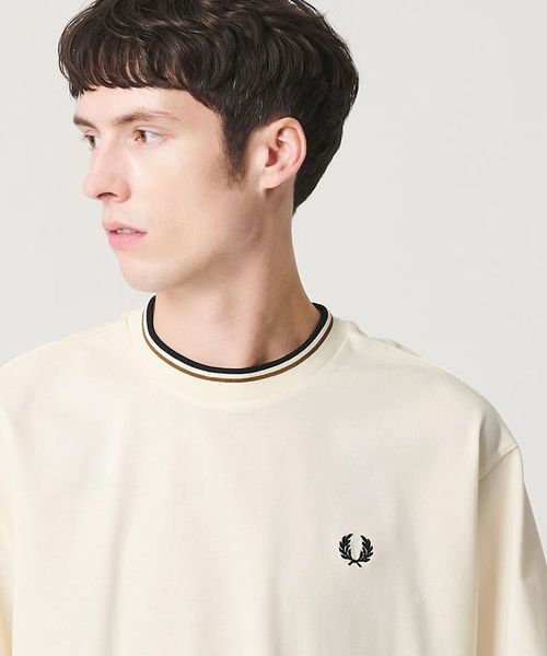 FRED PERRY/【別注】＜FRED PERRY＞ツインティップ カノコ Tシャツ/Tシャツ / カットソー