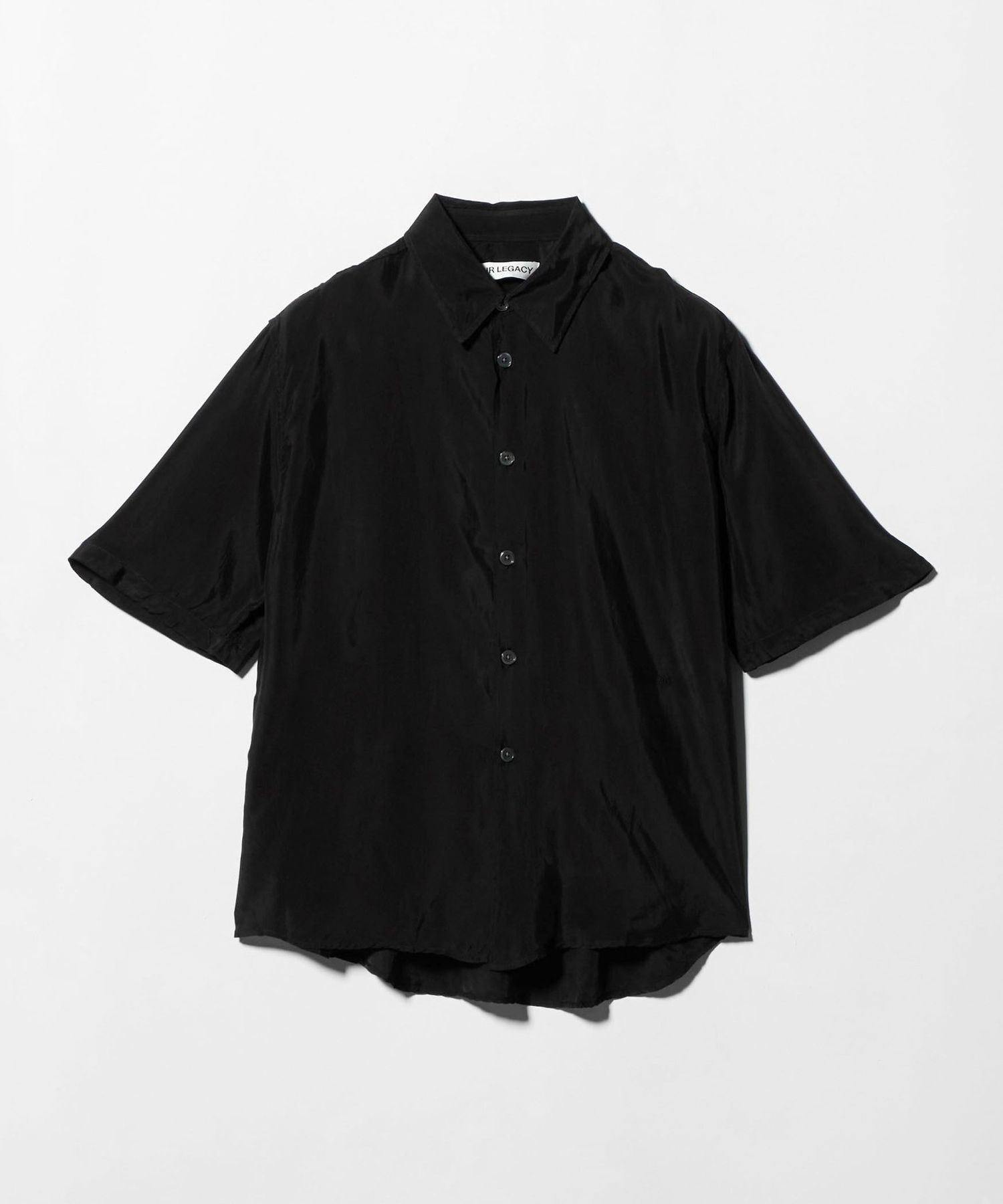 OURLEGACY＞BEYOND SHIRT SHORT SLEEVE CHAR BLACK/シャツ