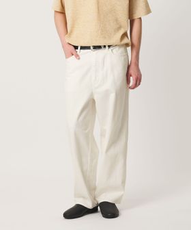 BEAUTY&YOUTH/テーパード ホワイト デニム 5ポケット パンツ NO.9/デニムパンツ