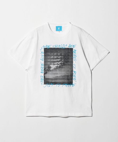 MAP OF SKY/＜MAP OF SKY＞burning flower プリント Tシャツ/Tシャツ / カットソー