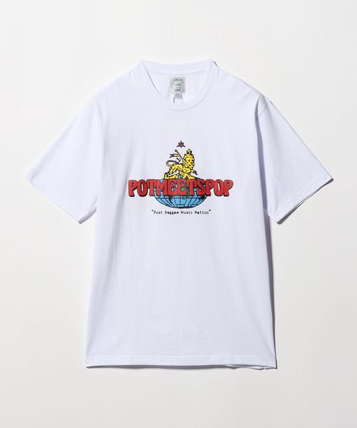 POT MEETS POP/【別注】＜POT MEETS POP＞CONQUEROR Tシャツ/Tシャツ / カットソー