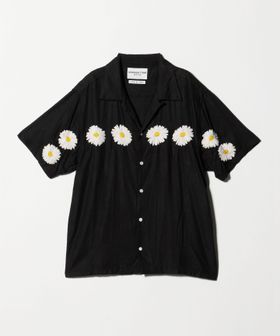 NOMARHYTHM TEXTILE/＜NOMARHYTHM TEXTILE＞Flower Embroidery オープンカラー シャツ/シャツ / ブラウス