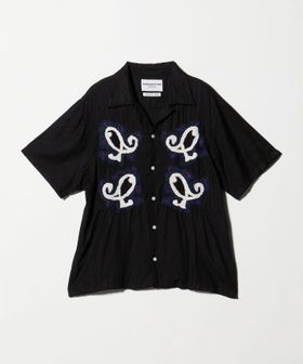 NOMARHYTHM TEXTILE/＜NOMARHYTHM TEXTILE＞Paisley Embroidery オープンカラー シャツ/シャツ / ブラウス