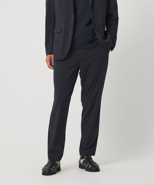 BEAUTY&YOUTH/CORDURA ドビー 1プリーツ テーパード パンツ NO.4 撥水 ストレッチ ウォッシャブル セットアップ対応/セットアップ パンツ