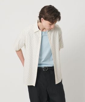 BEAUTY&YOUTH/金政メリヤス ストライプ スクエア フィット レギュラー シャツ/シャツ / ブラウス