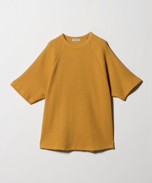 BEAUTY&YOUTH/ビッグ ワッフル クルーネック ショートスリーブ Tシャツ/Tシャツ / カットソー