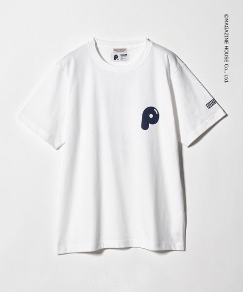 BEAUTY&YOUTH/【別注】＜POPEYE＞ワンポイント プリント Tシャツ/Tシャツ / カットソー
