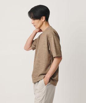 BEAUTY&YOUTH/ウール テクスチャード クルーネック Tシャツ/Tシャツ / カットソー