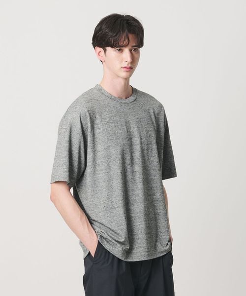 BEAUTY&YOUTH/リネン テクスチャード クルーネック Tシャツ/Tシャツ / カットソー