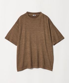 H BEAUTY&YOUTH/＜H＞スノー ウォッシュ ウール クルーネック ショートスリーブ/Tシャツ / カットソー