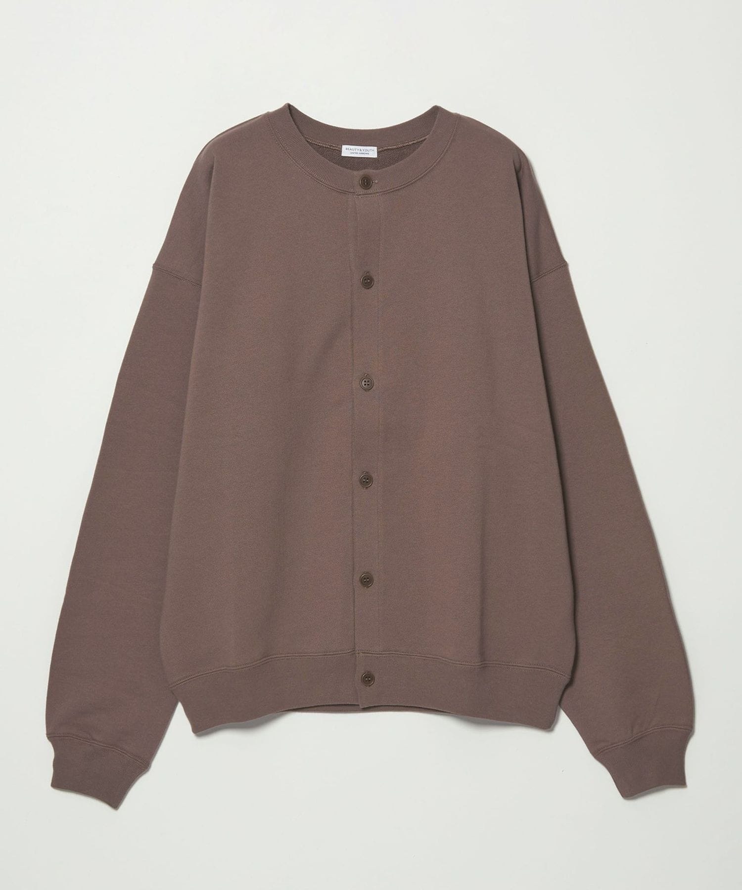 WEB限定】クルーネック スウェット カーディガン